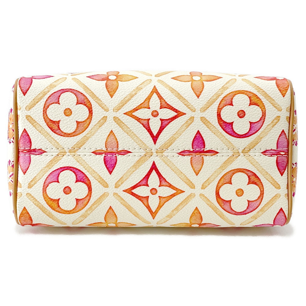 LOUIS VUITTON Speedy Bandouliere CoralM11209 Monogram Tile by the Pool Size 20
