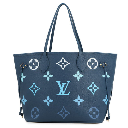 LOUIS VUITTON Neverfull GradationBlueM46514 Monogram Empreinte Leather Size MM