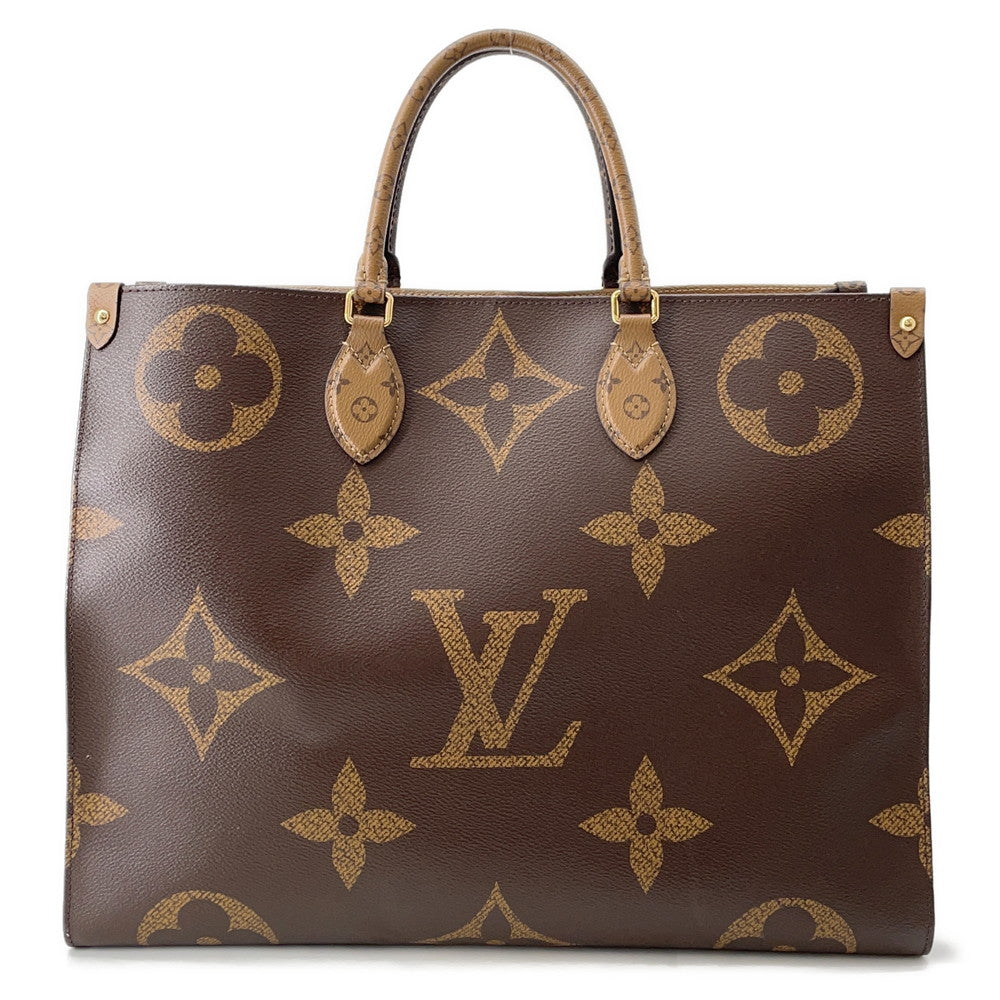 LOUIS VUITTON Onthego RedM45320 Monogram Monogram Reverse Canvas Monogram Giant Size GM