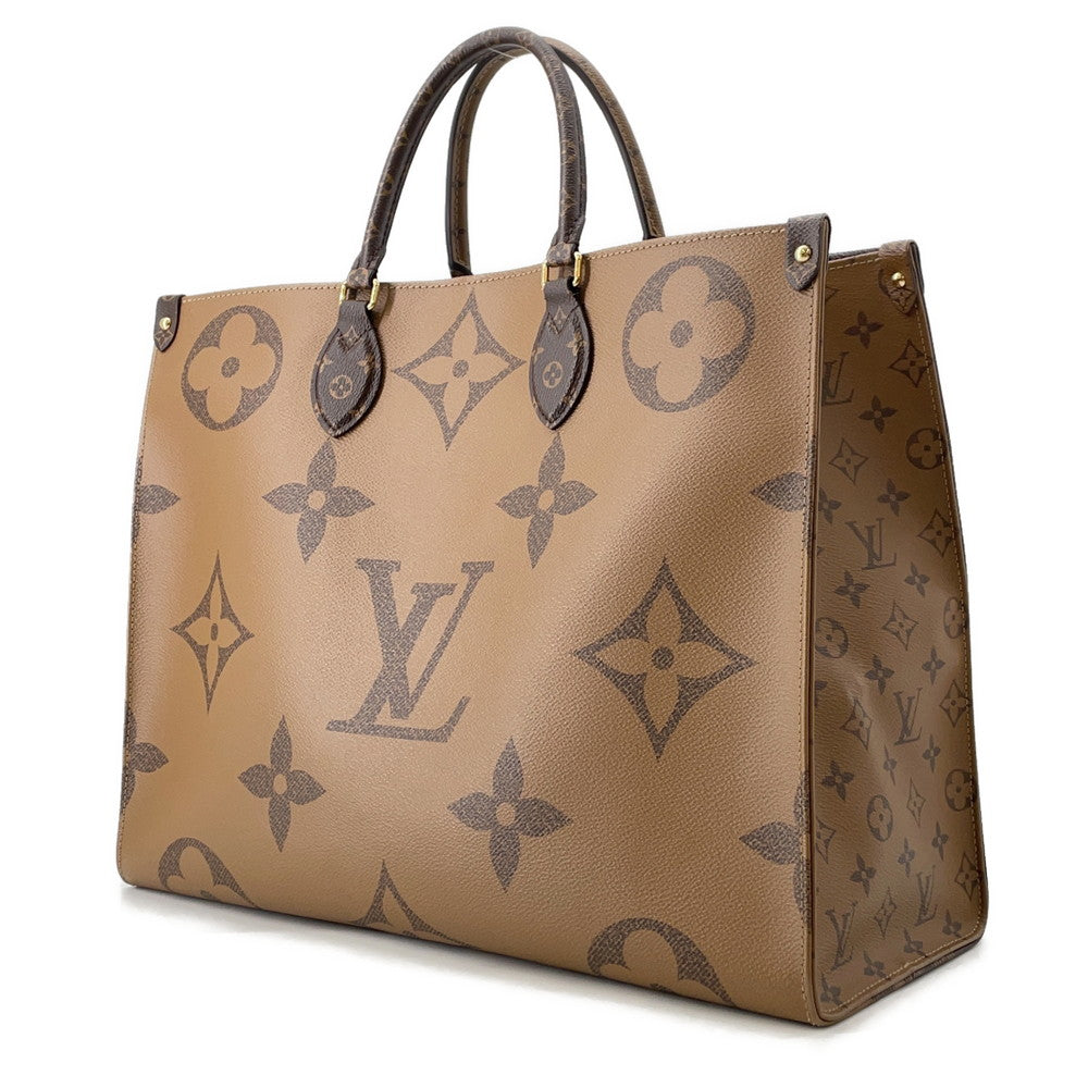 LOUIS VUITTON Onthego RedM45320 Monogram Monogram Reverse Canvas Monogram Giant Size GM