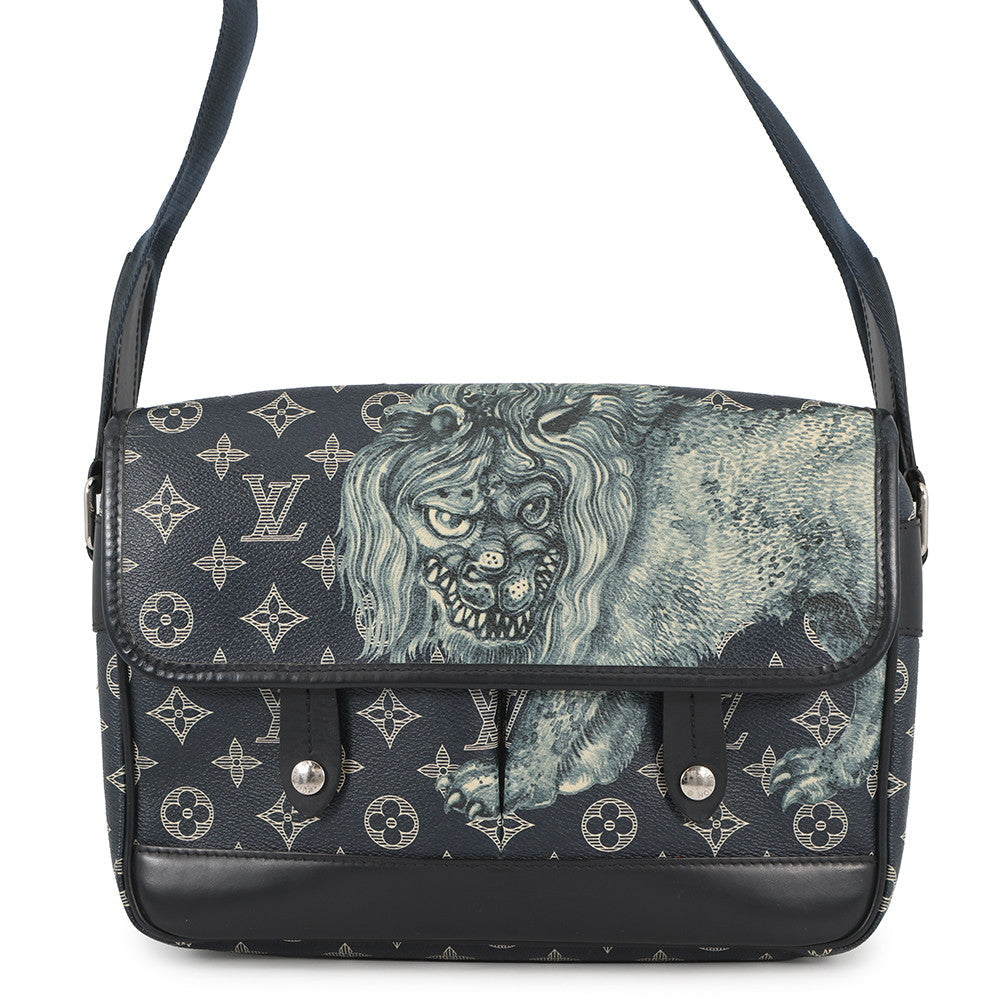 LOUIS VUITTON Messenger NavyM54248 Monogram Savannah Chapman Brothers Size PM