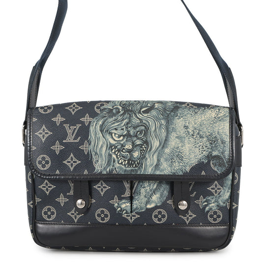 LOUIS VUITTON Messenger NavyM54248 Monogram Savannah Chapman Brothers Size PM