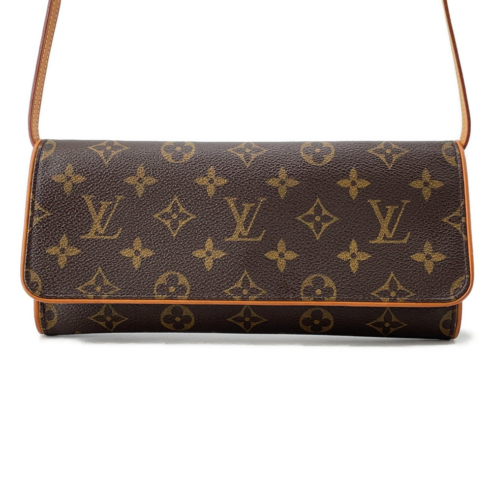 LOUIS VUITTON Pochette Twin BeigeM51852 Monogram Size GM