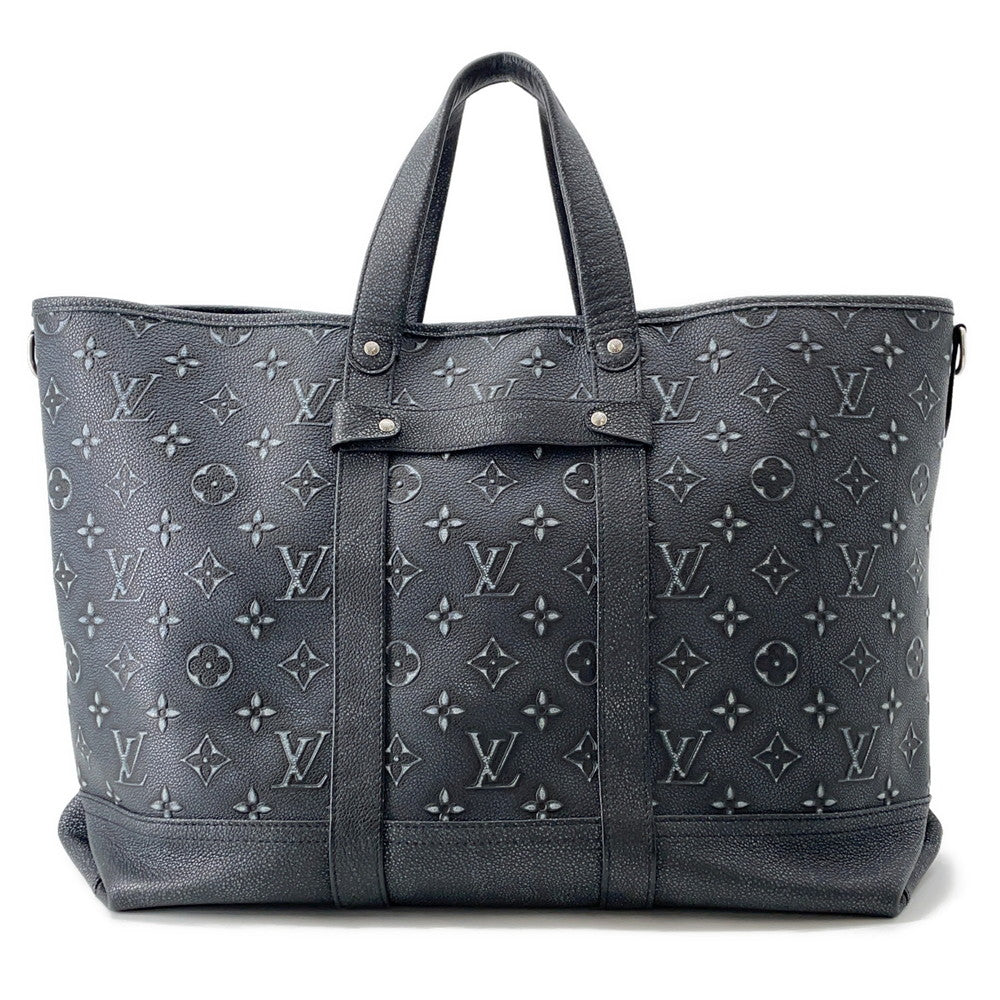 LOUIS VUITTON Trolley tote NoirM21371 Monogram Pattern CowhideLeather