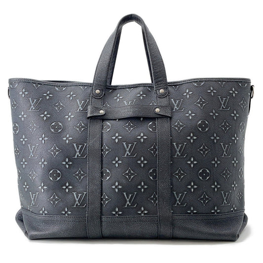 LOUIS VUITTON Trolley tote NoirM21371 Monogram Pattern CowhideLeather