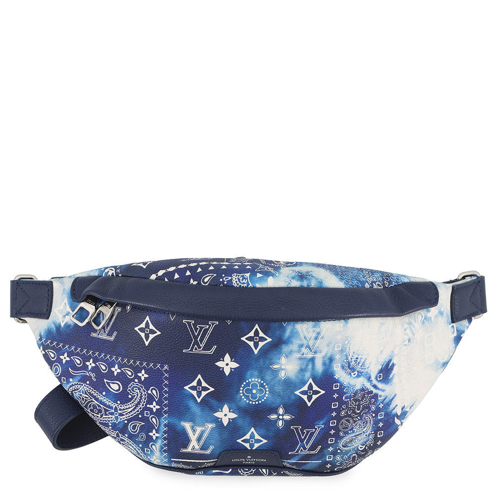 LOUIS VUITTON Discovery Bumbag BlueM20587 Monogram Bandana Size PM