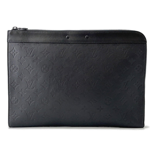 LOUIS VUITTON Clutch Bag NoirM82080 Monogram Shadow