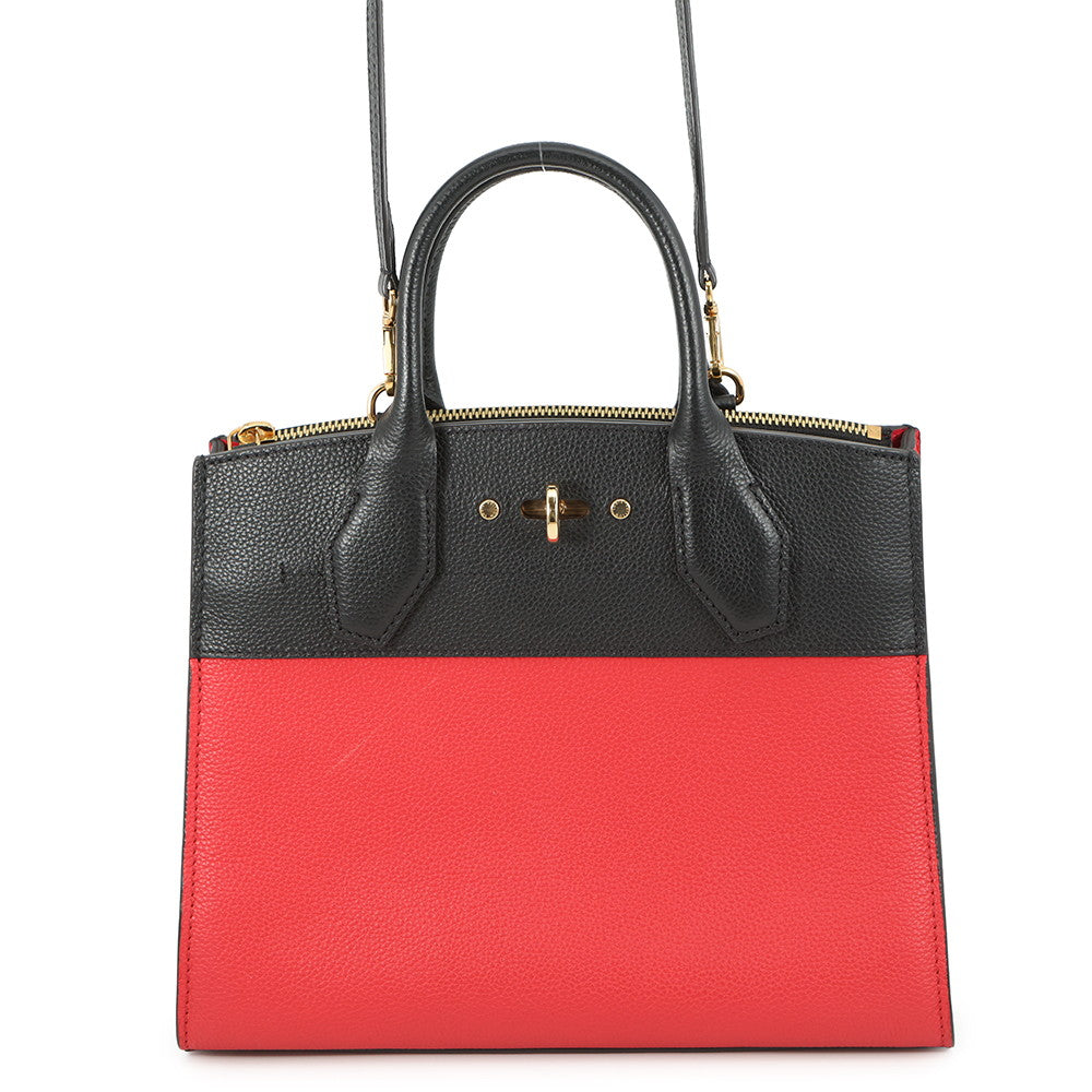 LOUIS VUITTON City Steamer Noir RougeM54868 Leather Size PM
