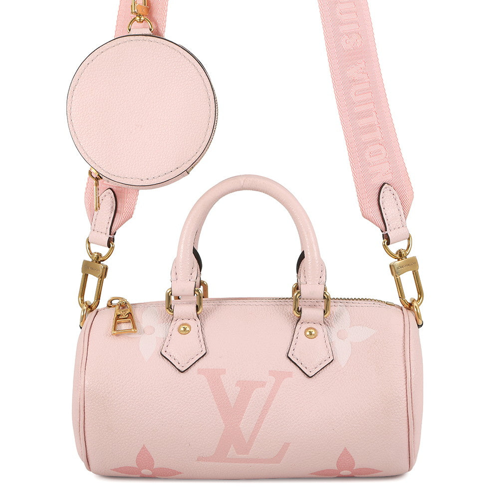 LOUIS VUITTON Papillon PinkM45707 Monogram Empreinte Leather Size BB