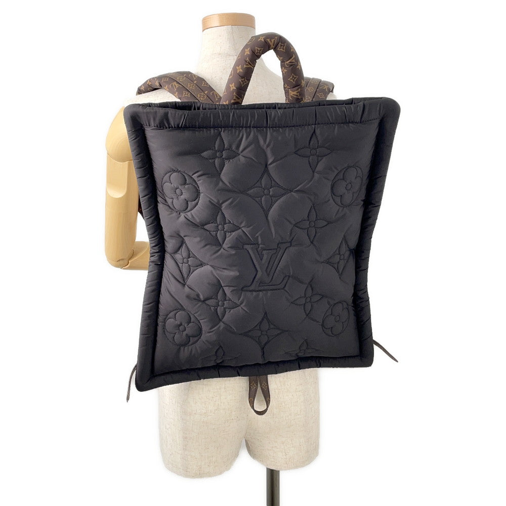 LOUIS VUITTON LV Pillow Backpack NoirM58981 Recycled Nylon Monogram