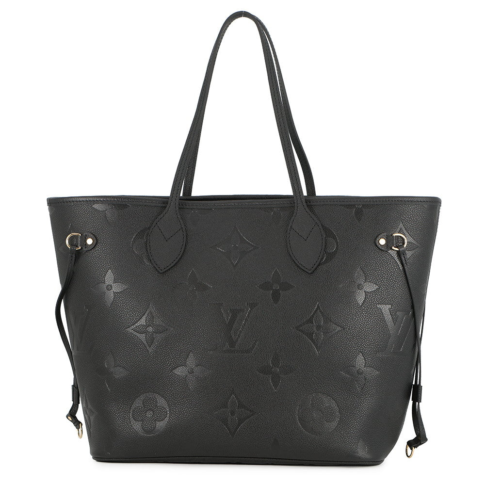 LOUIS VUITTON Neverfull NoirM45685 Monogram Empreinte Leather Size MM