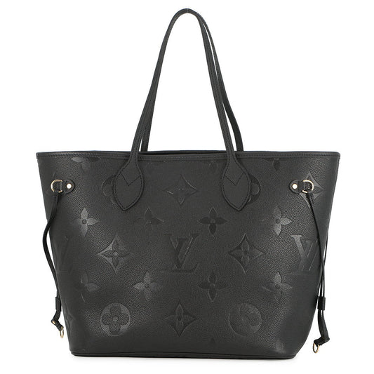LOUIS VUITTON Neverfull NoirM45685 Monogram Empreinte Leather Size MM