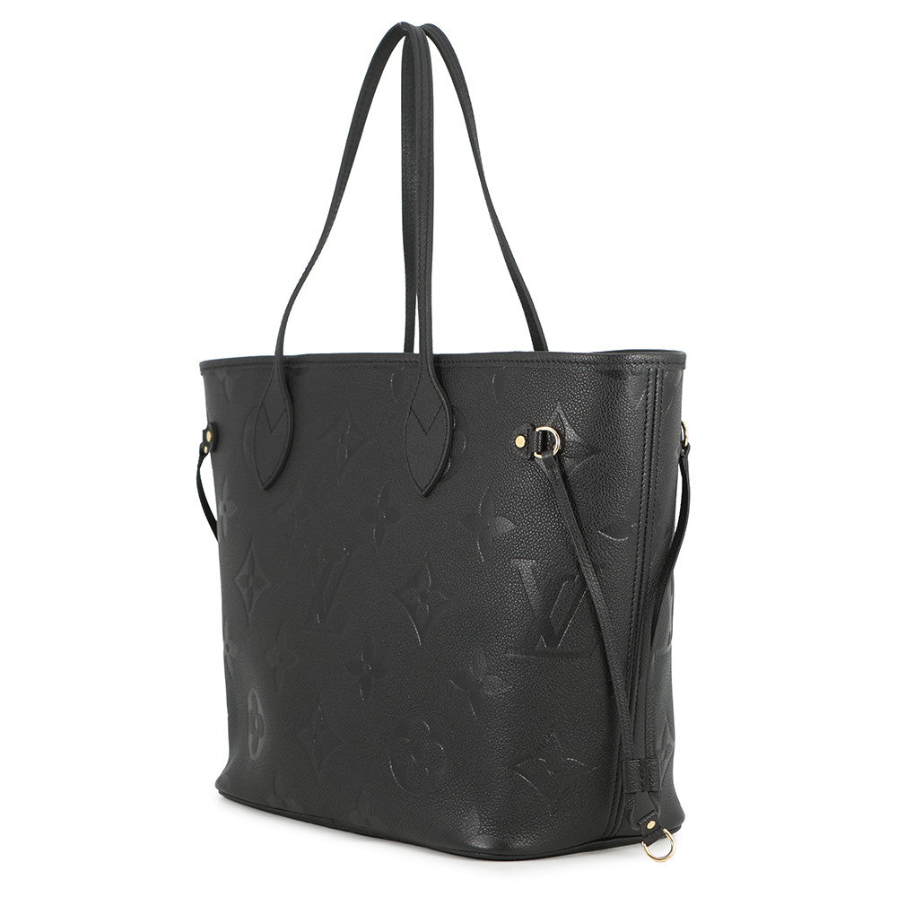 LOUIS VUITTON Neverfull NoirM45685 Monogram Empreinte Leather Size MM