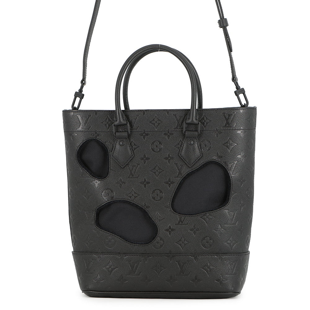 LOUIS VUITTON With Halls Comme des Gar ons Rei Kawakubo Collaboration NoirM45887 Monogram Empreinte Leather Size PM