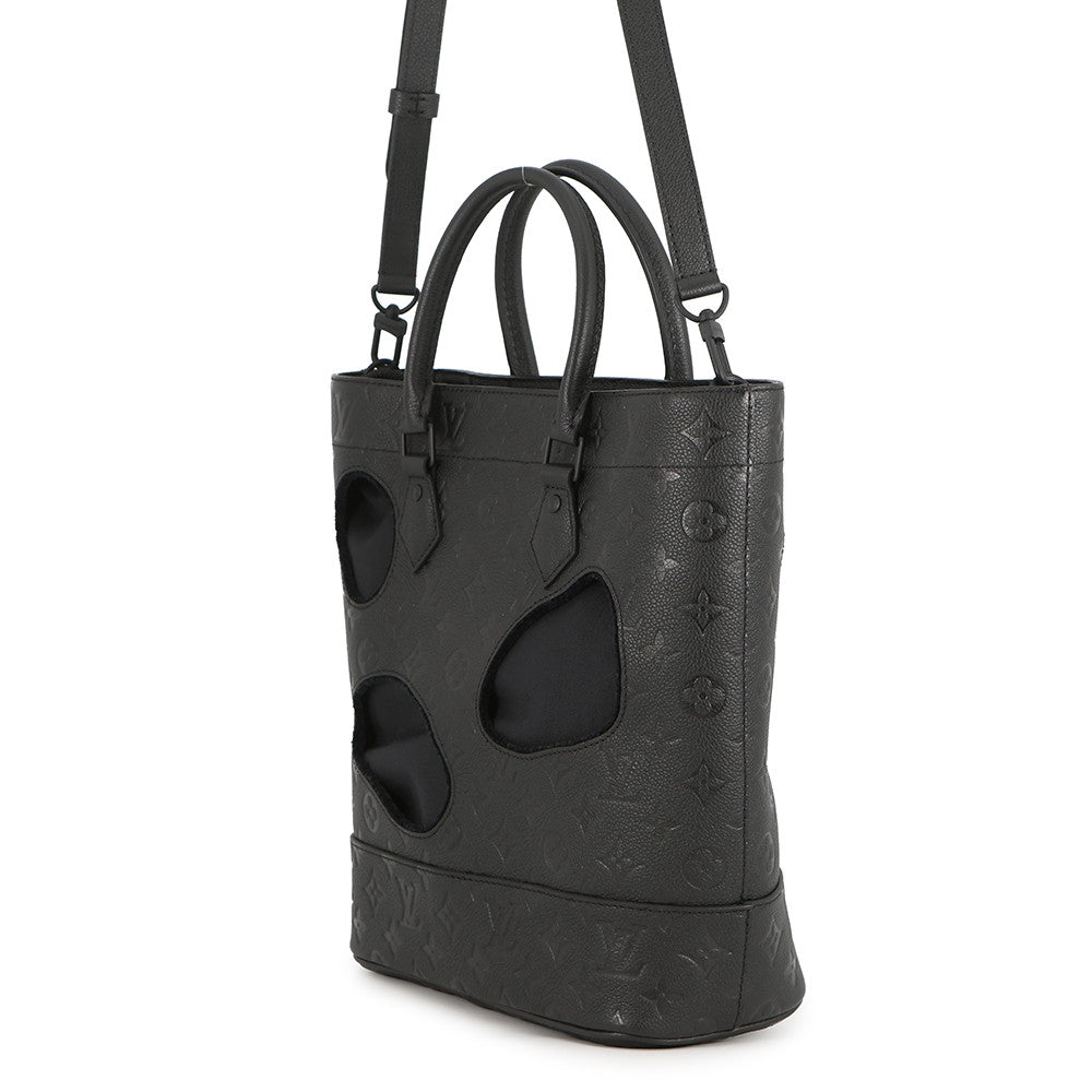 LOUIS VUITTON With Halls Comme des Gar ons Rei Kawakubo Collaboration NoirM45887 Monogram Empreinte Leather Size PM
