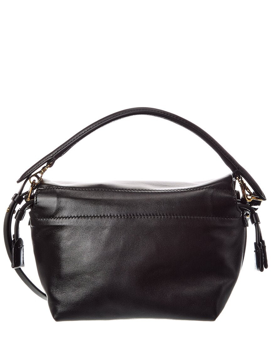Fendi Mamma Baguette Small Leather Shoulder Bag