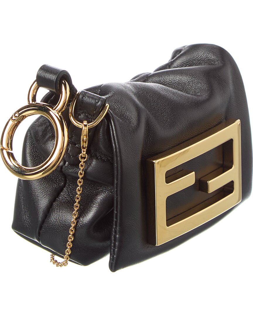 Fendi Nano Baguette Leather Mini Bag