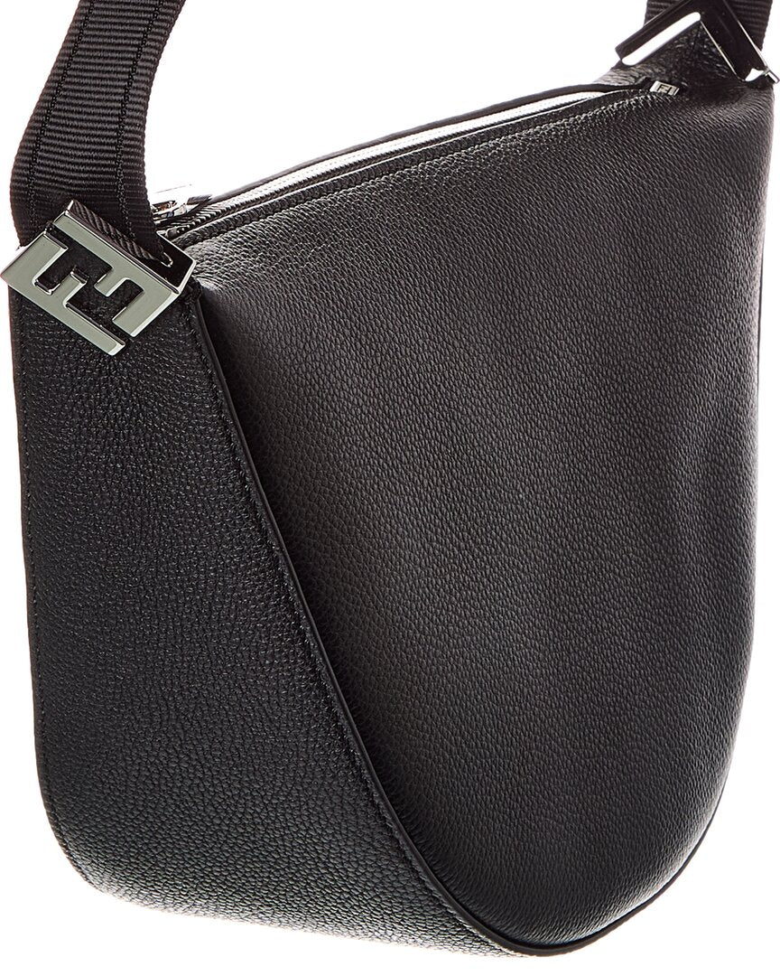 Fendi Roma Melon Small Leather Hobo Bag