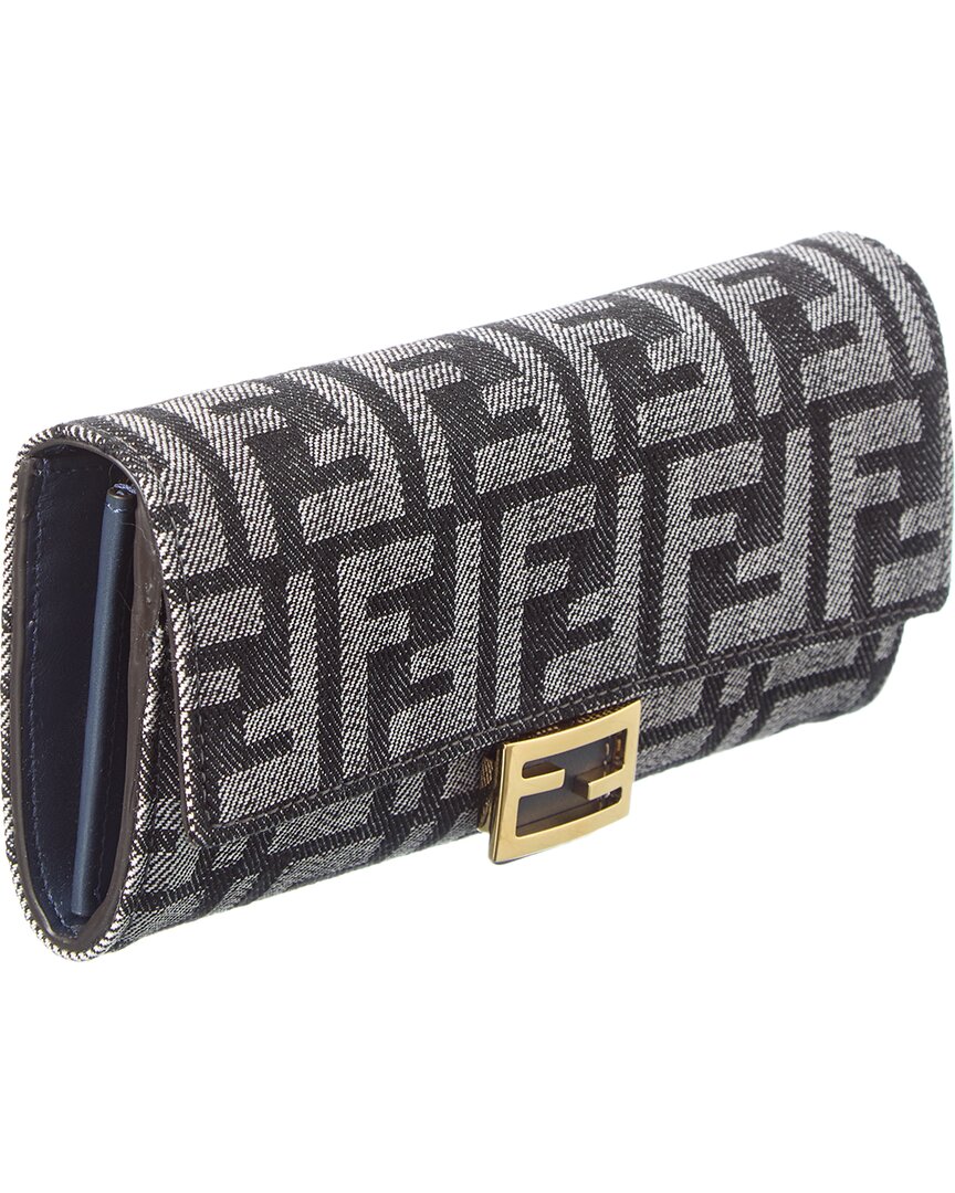 Fendi Baguette Leather Wallet On Chaim