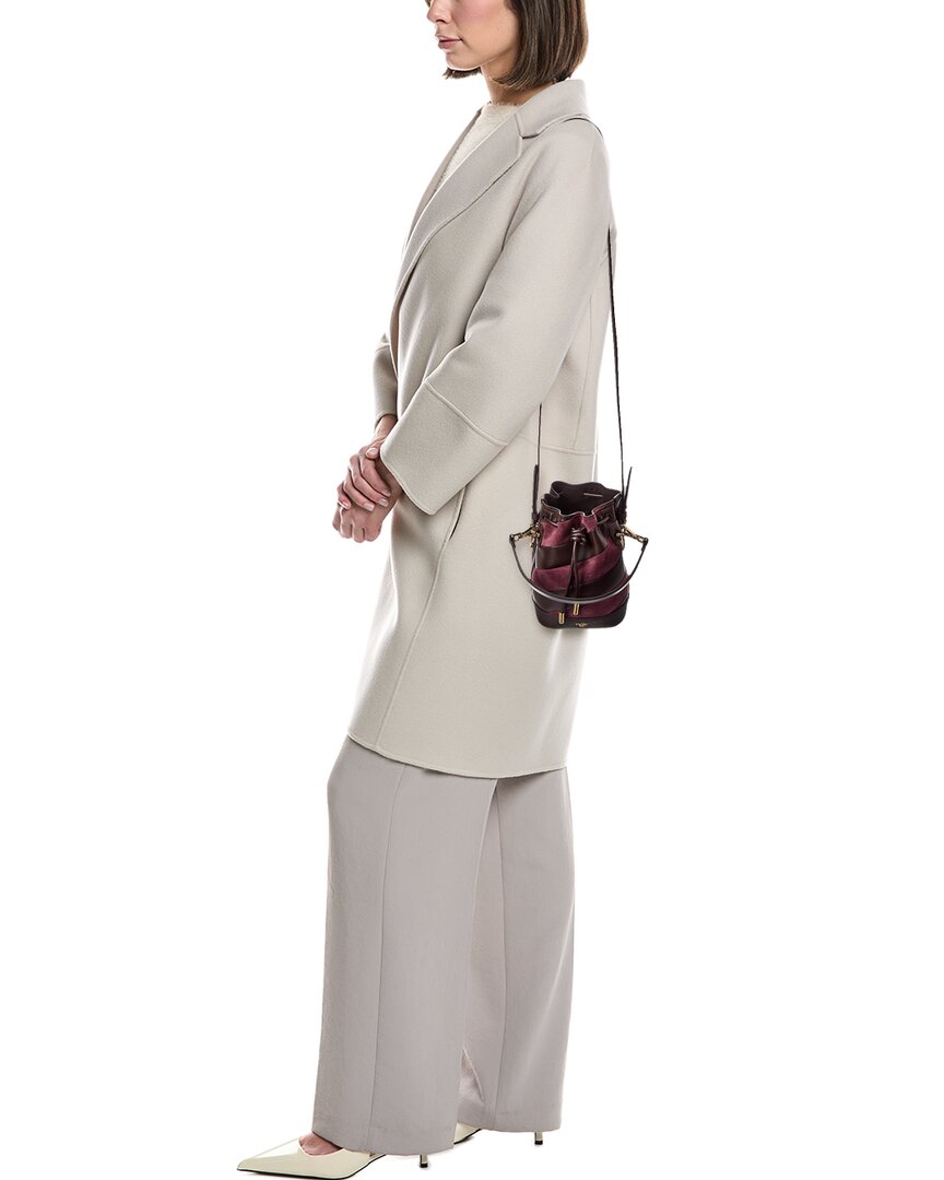 Fendi Mon Tresor Mini Leather & Suede Bucket Bag
