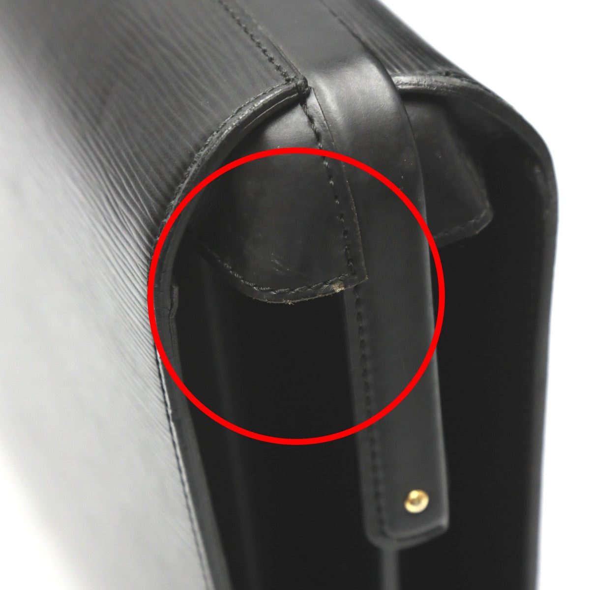 LOUIS VUITTON Business bag M54352 Epi Leather black Briefcase Epi Fermoire mens