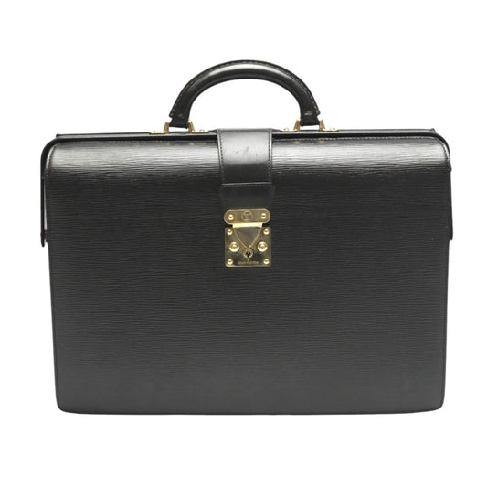 LOUIS VUITTON Business bag M54352 Epi Leather black Briefcase Epi Fermoire mens