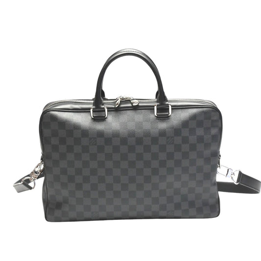 LOUIS VUITTON Business bag N63298 Damier canvas Damier Cobalt Damier Dandy Briefcase