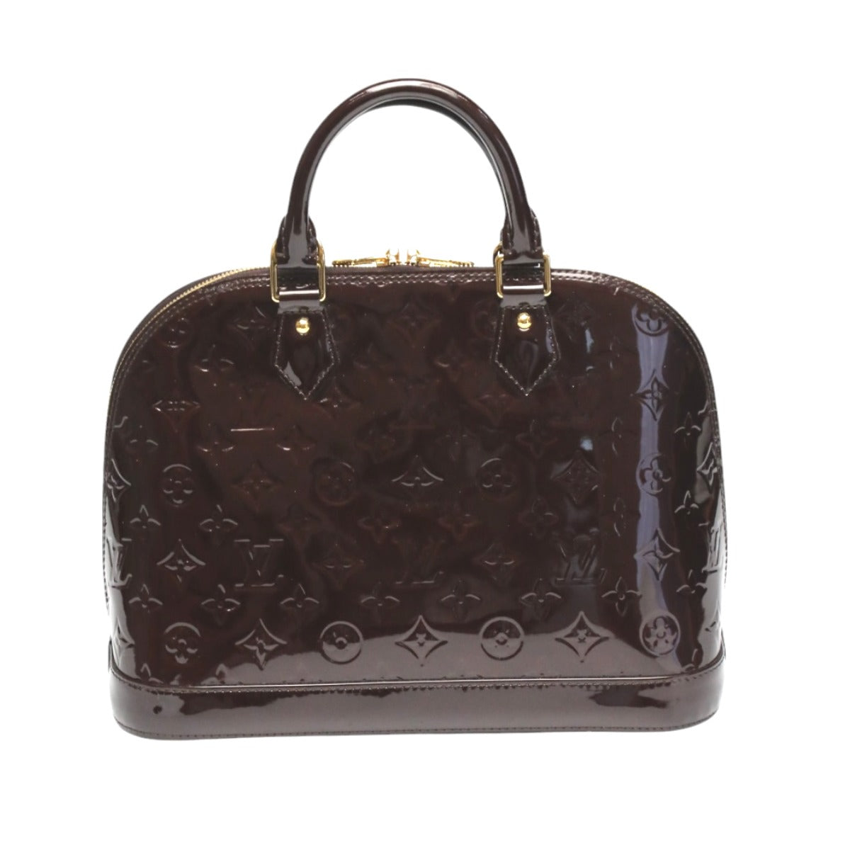 LOUIS VUITTON Handbag Monogram Vernis wine-red Vernis Alma PM