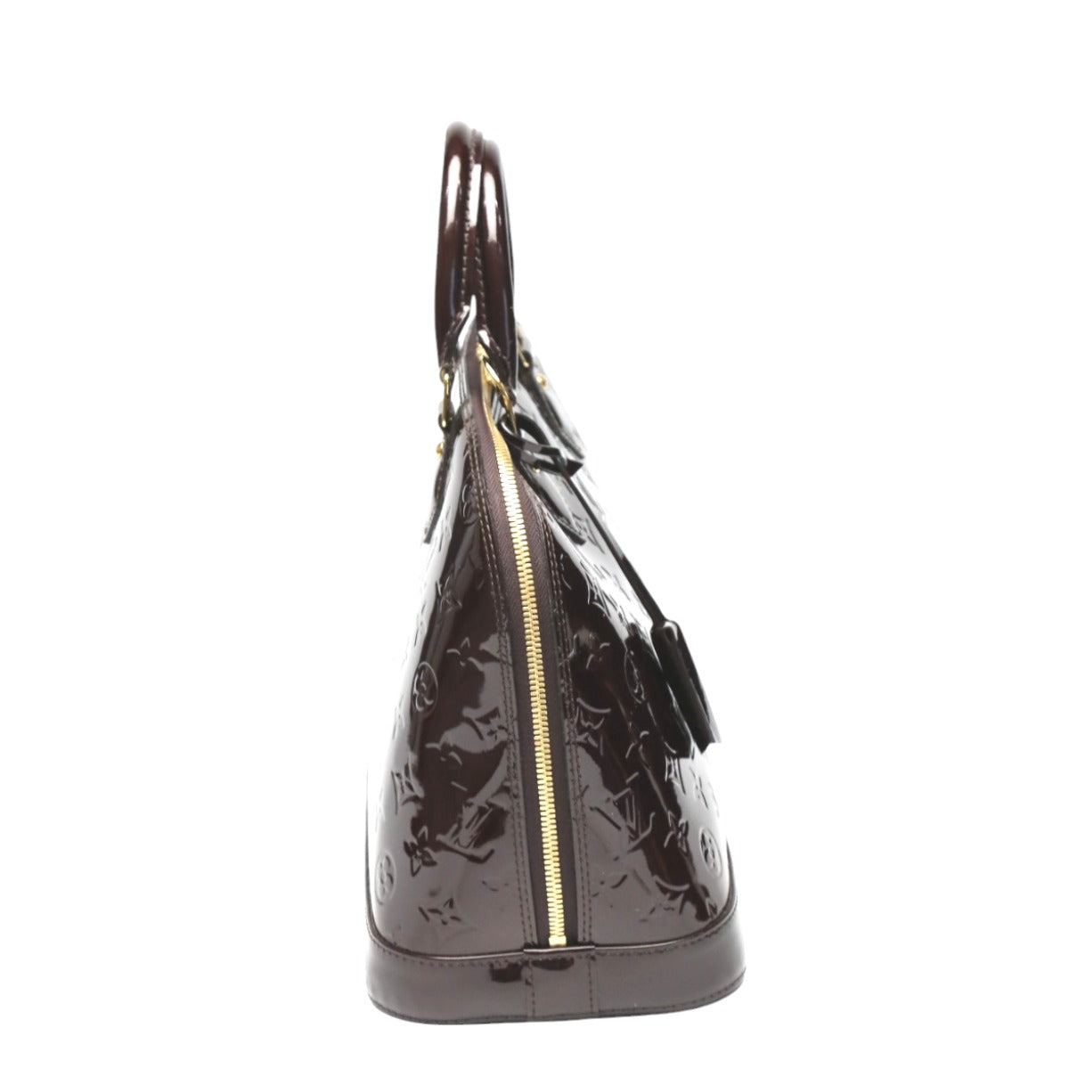 LOUIS VUITTON Handbag Monogram Vernis wine-red Vernis Alma PM
