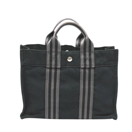 HERMES Tote Bag canvas gray Tote Bag Her Line Tote PM unisex(Unisex)
