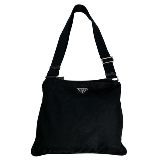 PRADA Shoulder Bag Nylon black Cross Sling Bag lightweight Crossbody Women