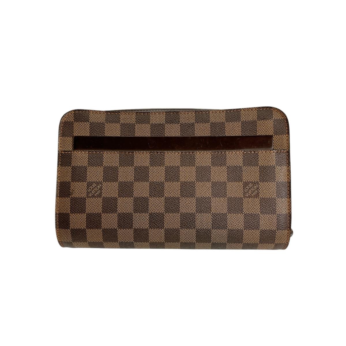 LOUIS VUITTON business bag Damier canvas Brown Damier Ebene Saint Louis