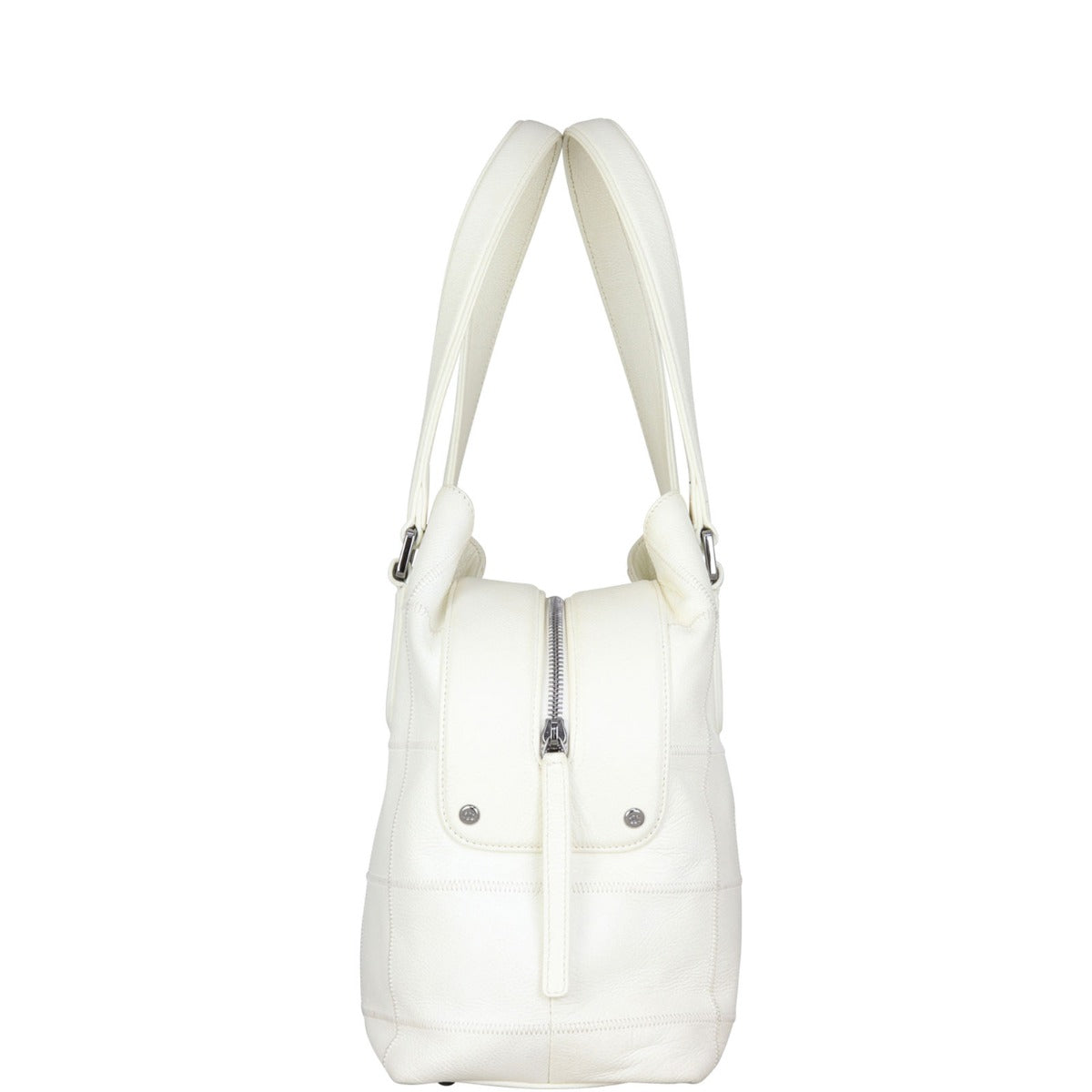 Chanel Square Stitch Logo Tote | Caviar