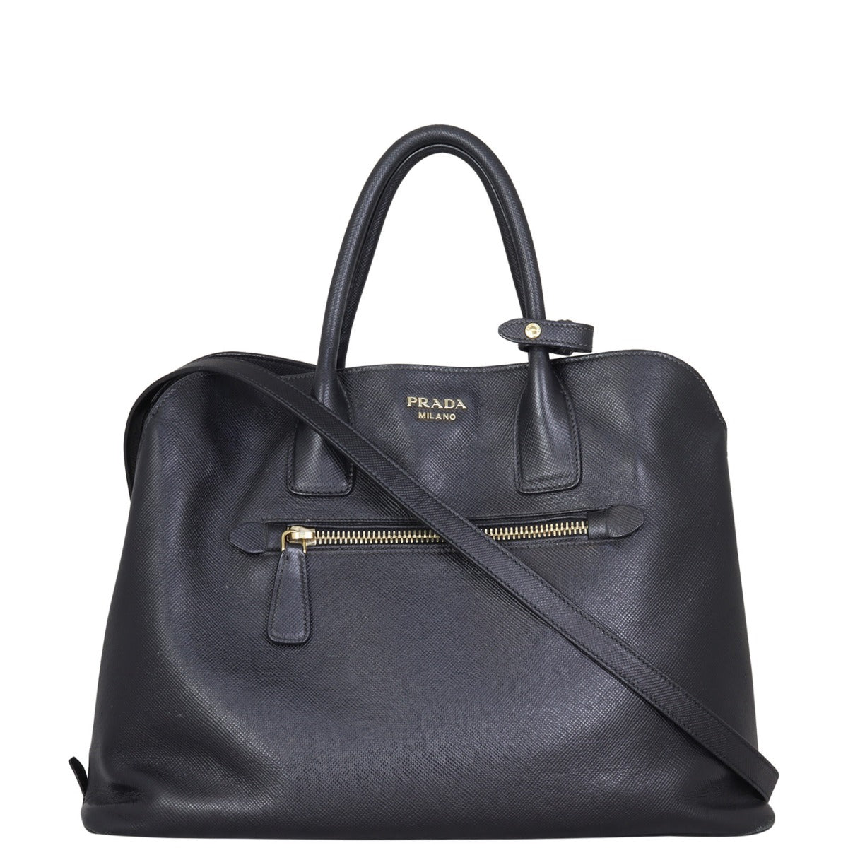 Prada Saffiano Cuir Open Promenade Tote
