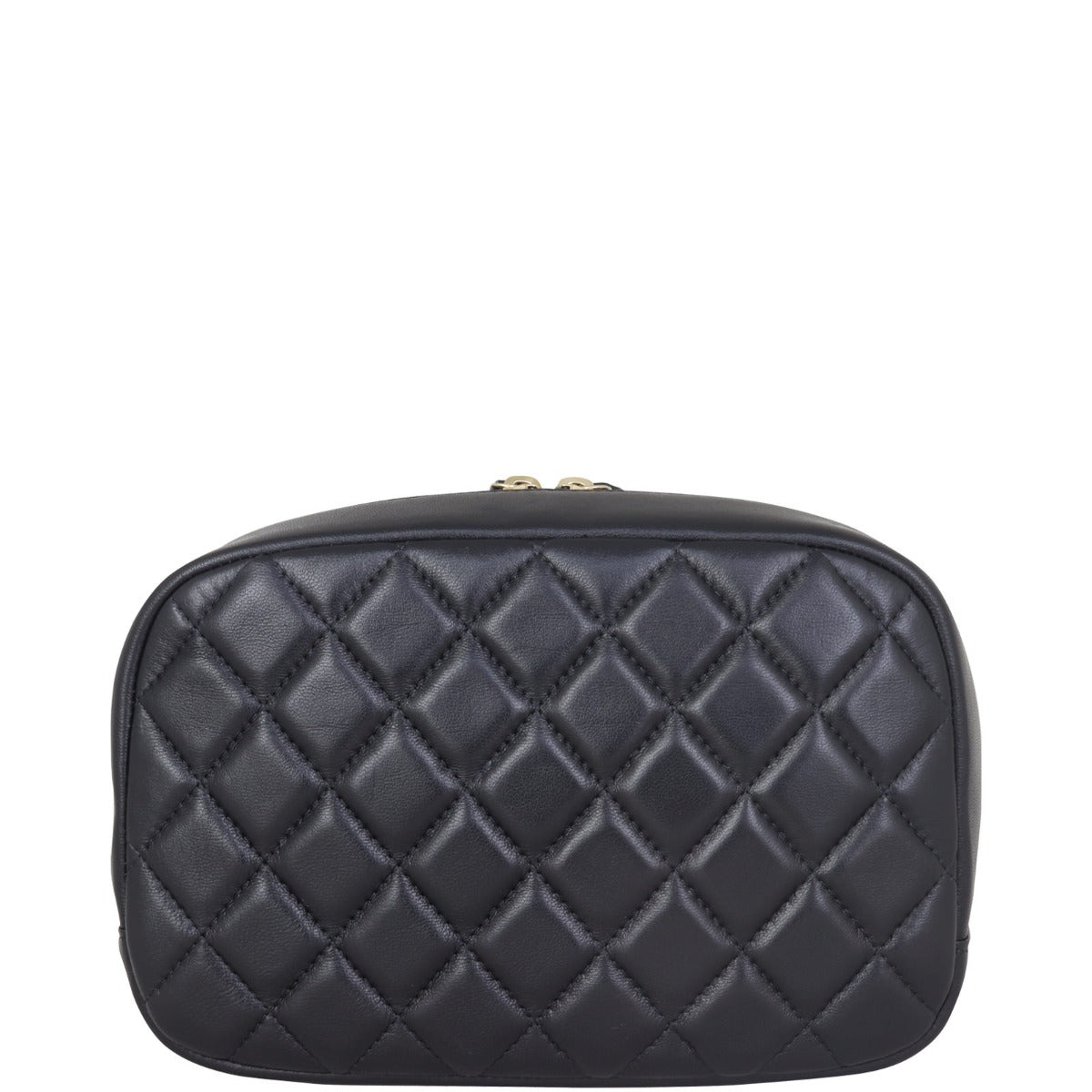 Chanel Quilted Cosmetic Case Medium | Black
