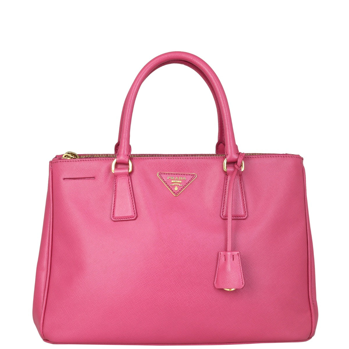 Prada Saffiano Lux Galleria Double Zip Tote Medium