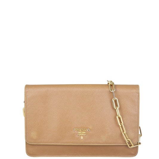 Prada Saffiano Flap Crossbody