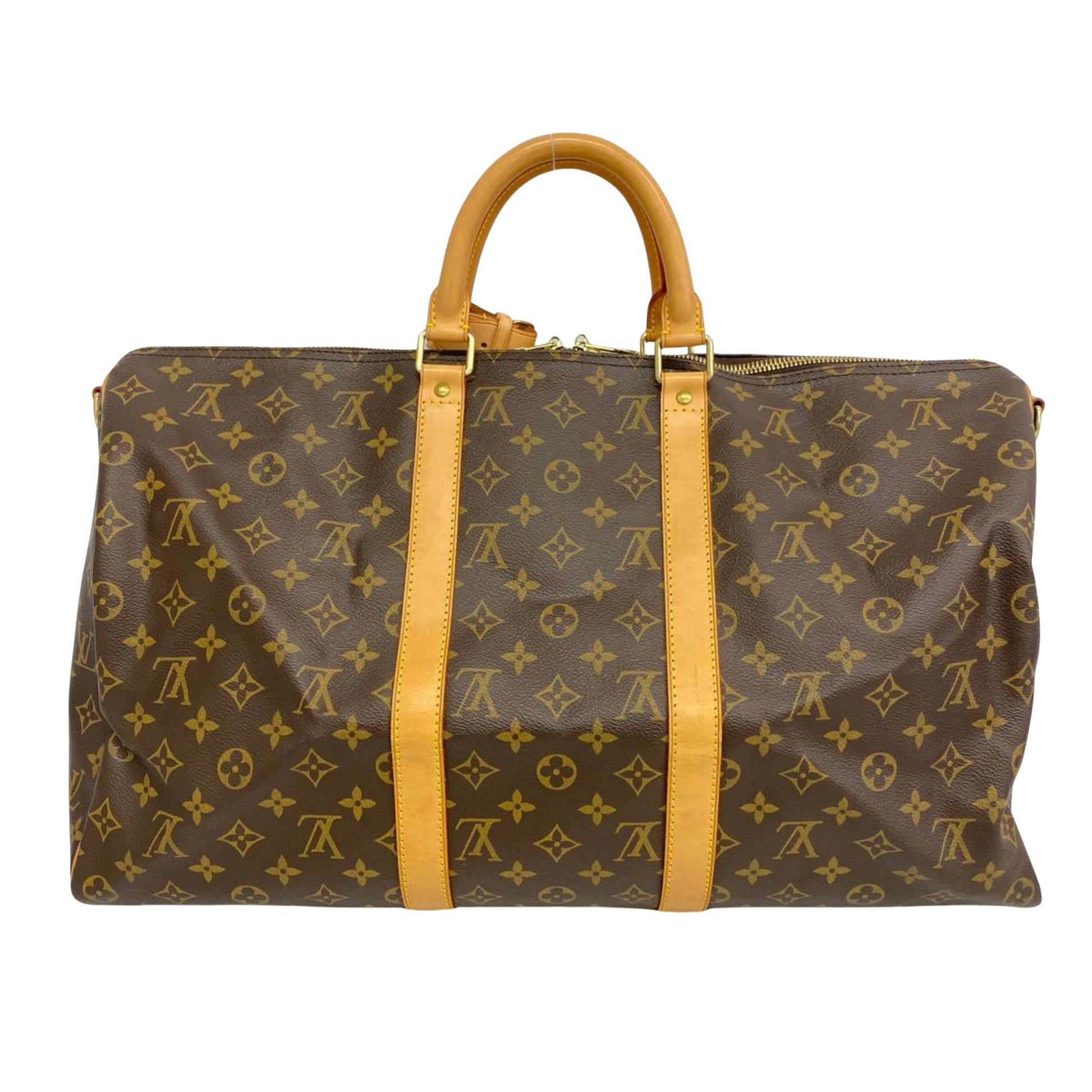 LOUIS VUITTON Keepall Bandouliere 50 Travel Handbag
