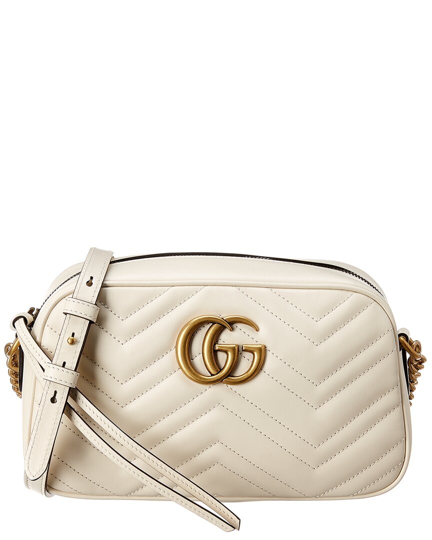 Gucci Gg Marmont Small Matelasse Leather Crossbody Camera Bag