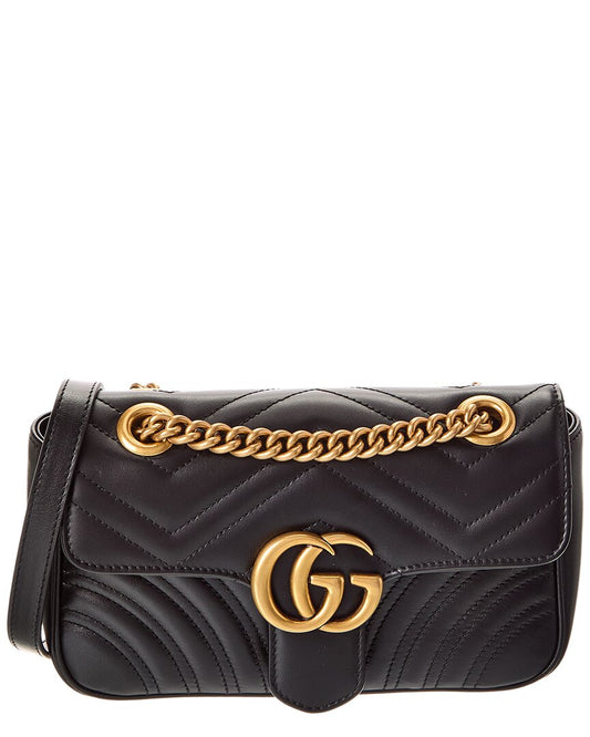 Gucci Gg Marmont Mini Matelasse Leather Shoulder Bag (  )