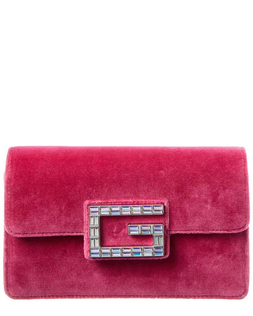 Gucci Square G Velvet Shoulder Bag (  )