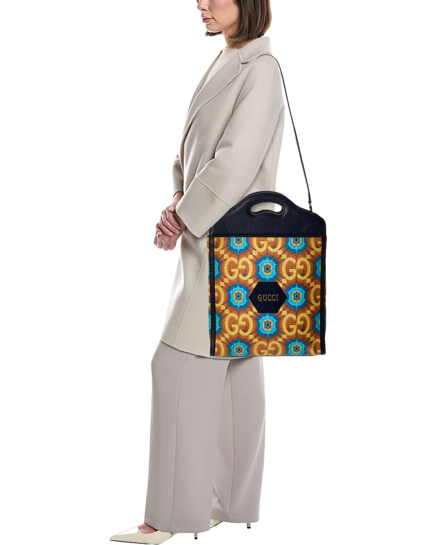 Gucci Centennial 100 Medium Leather Tote