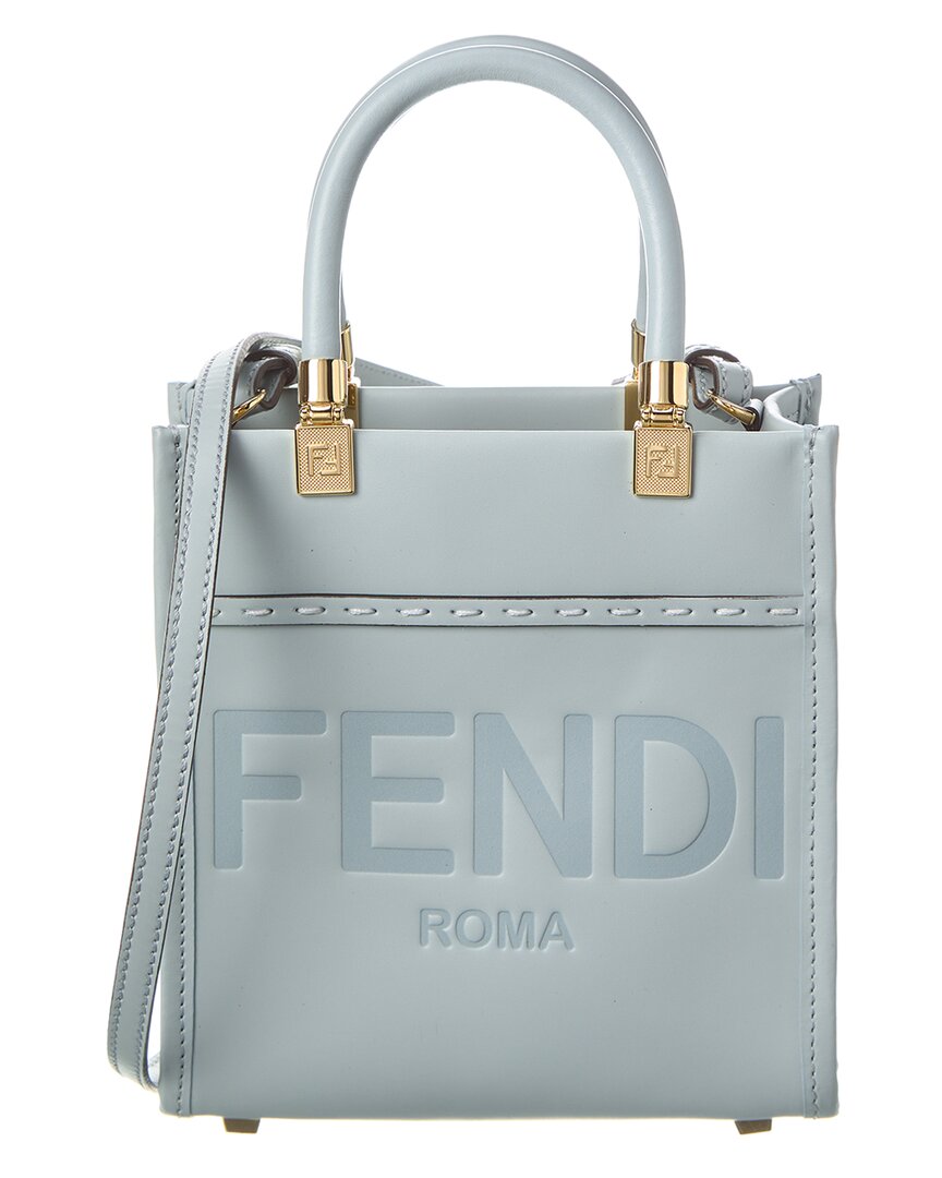 Fendi Sunshine Mini Leather Tote
