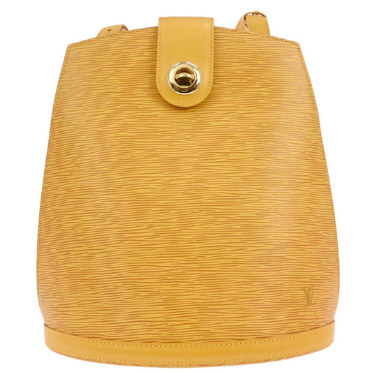 Louis Vuitton 1997 Yellow Epi Cluny Shoulder Bag M52259