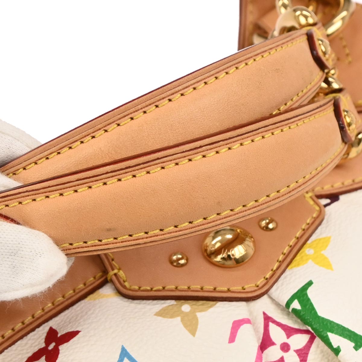 Louis Vuitton 2009 White Monogram Multicolor Ursula Handbag M40123