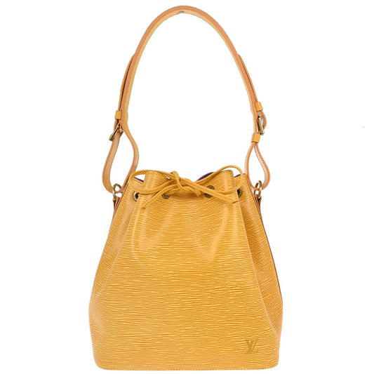 Louis Vuitton 1998 Yellow Epi Petite Noe Shoulder Bag M44109