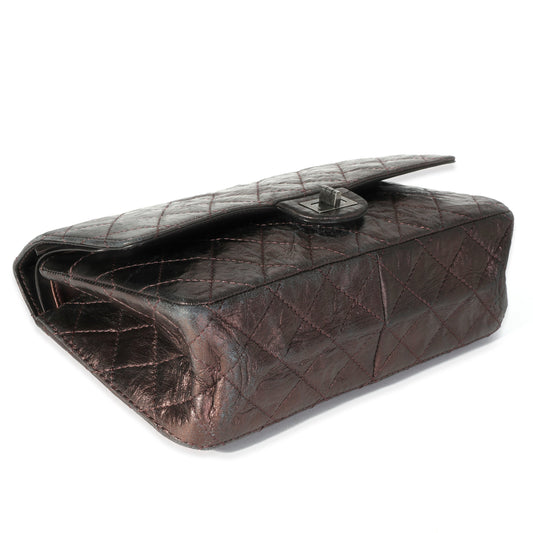 CHANEL Bronze Metallic Quilted 2 55 Reissue 226 Bag