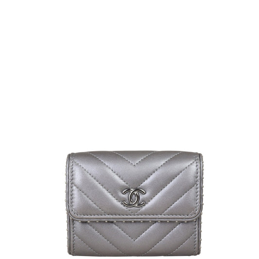Chanel CC Chevron Compact Wallet