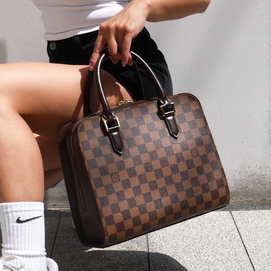Louis Vuitton 1998 TRIANA HAND Bag DAMIER