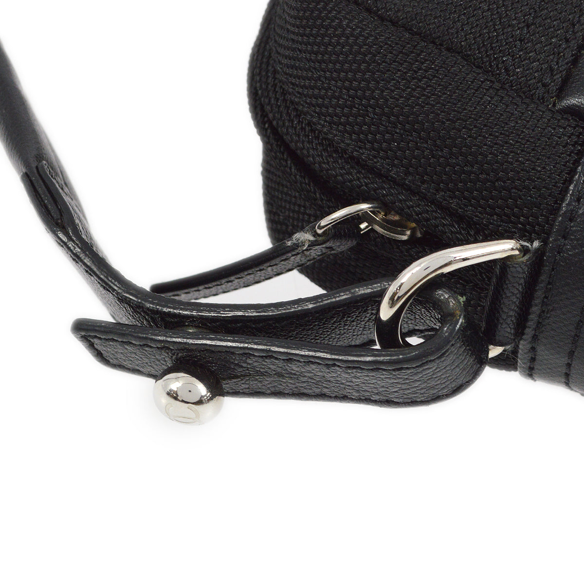 Chanel Black Coated Canvas Paris Biarritz Shoulder Bag